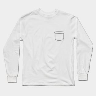 simple pocket Long Sleeve T-Shirt